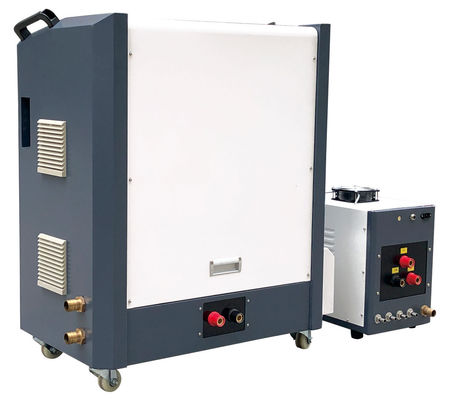 เครื่องทำความร้อนเหนี่ยวนำอุตสาหกรรมความถี่กลางพร้อมหน้าจอสัมผัส DSP 100kw