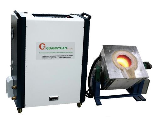 DSP 100KW เตาเหนี่ยวนำความถี่ปานกลางสำหรับเหล็กทองแดงทอง