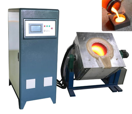 IGBT เตาหลอมเหนี่ยวนำความถี่ปานกลางสำหรับการหลอมเหล็กเงิน