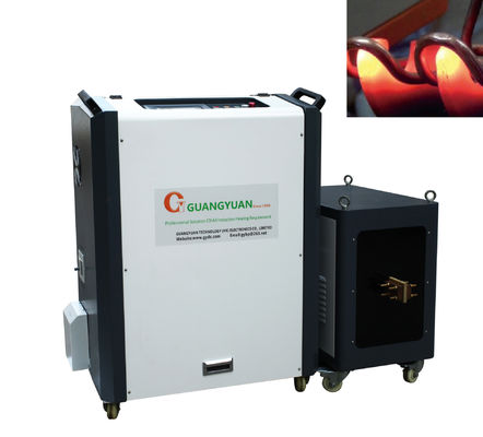 60KW เตาหลอมเหนี่ยวนำการหล่อเย็นด้วยน้ำ สำหรับการทำความร้อนเหล็กเส้น 50 มม